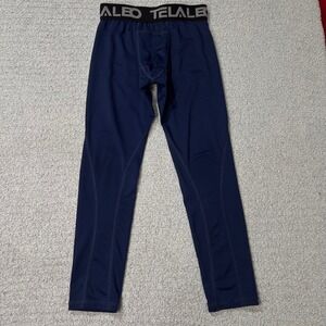 Telaleo Compression Leggings Small Navy Blue Athletic‎ Base Layer Sport Gorpcore